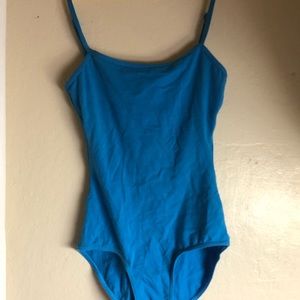 Blue simple Ballet Leotard